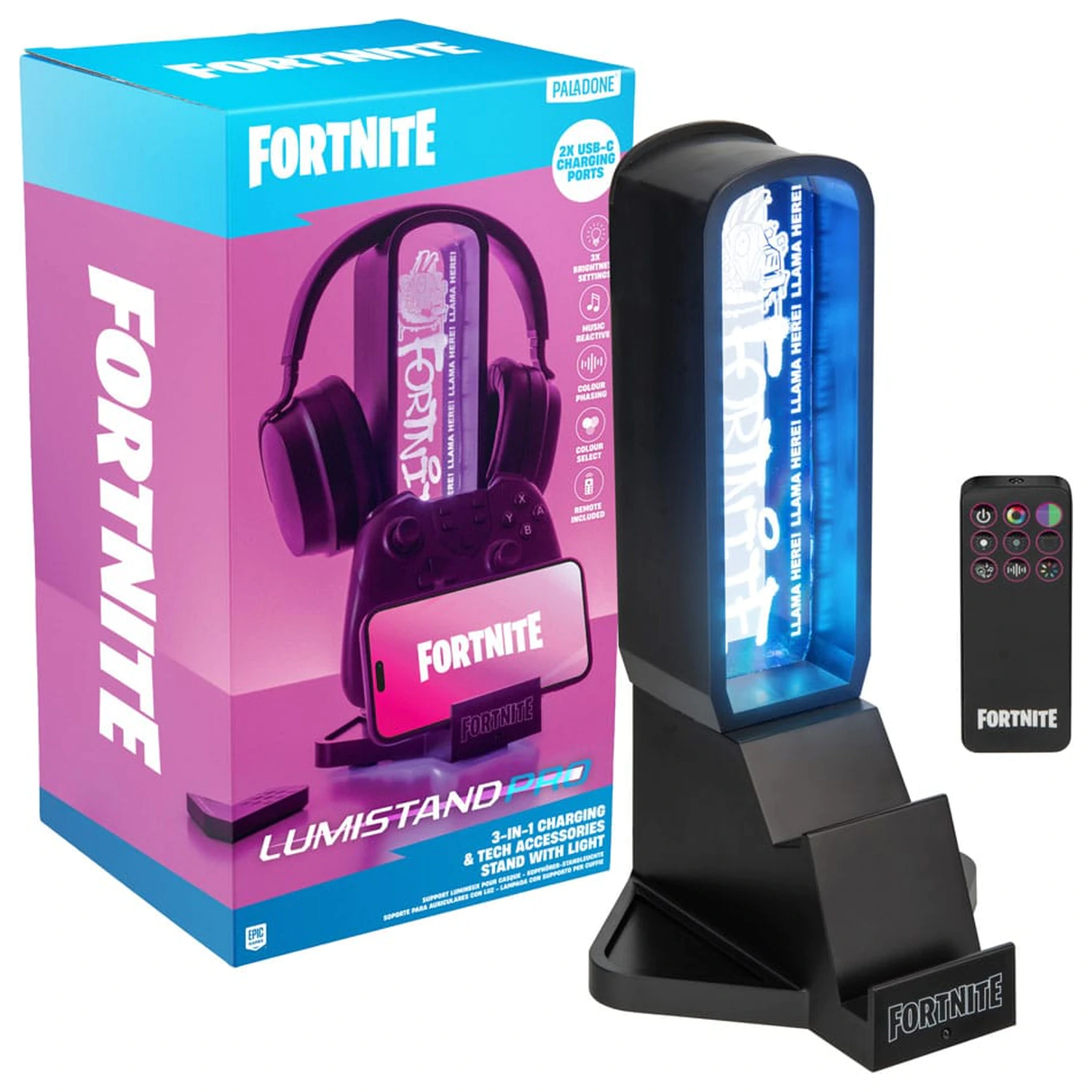 Fortnite stojak na słuchawki biurkowy z oświetleniem 30 cm zdjęcie produktu