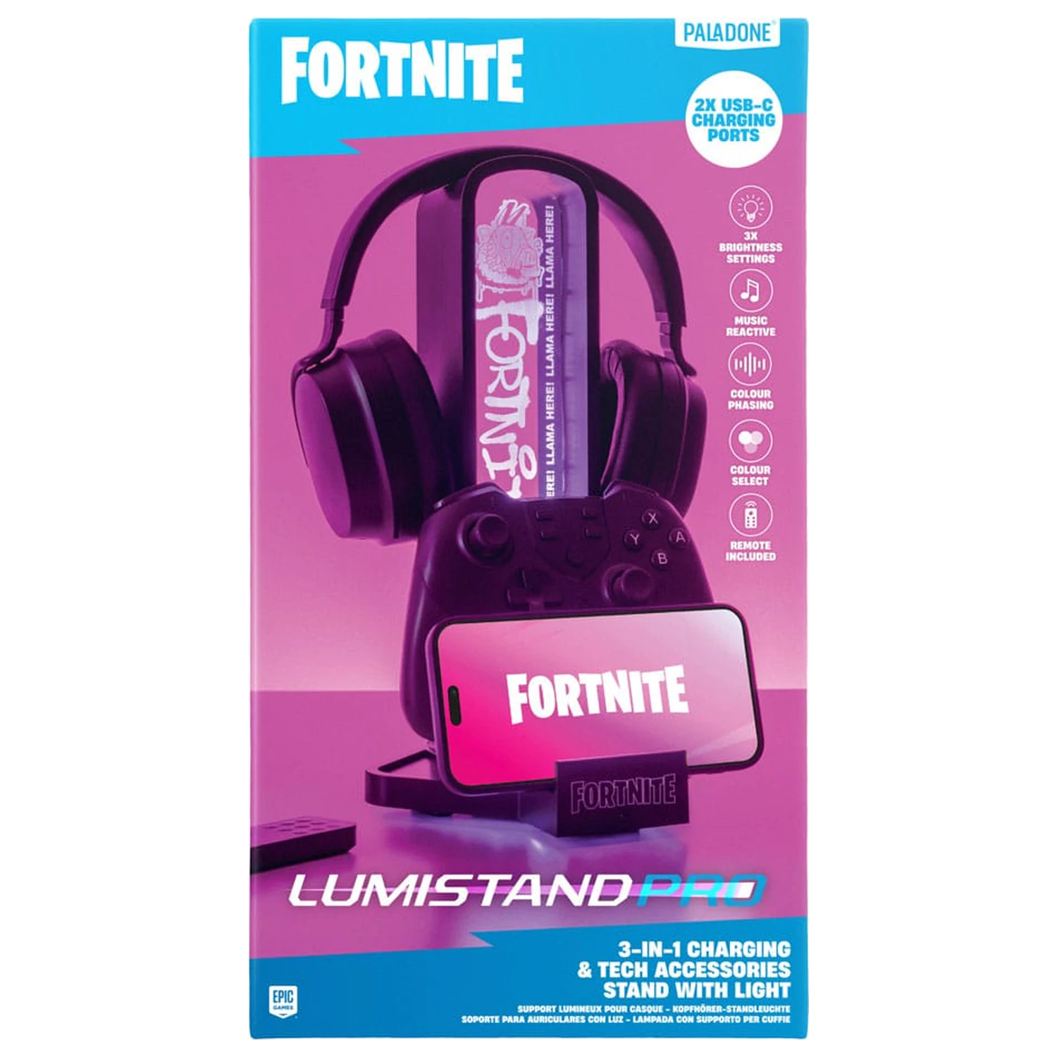 Fortnite stojak na słuchawki biurkowy z oświetleniem 30 cm zdjęcie produktu
