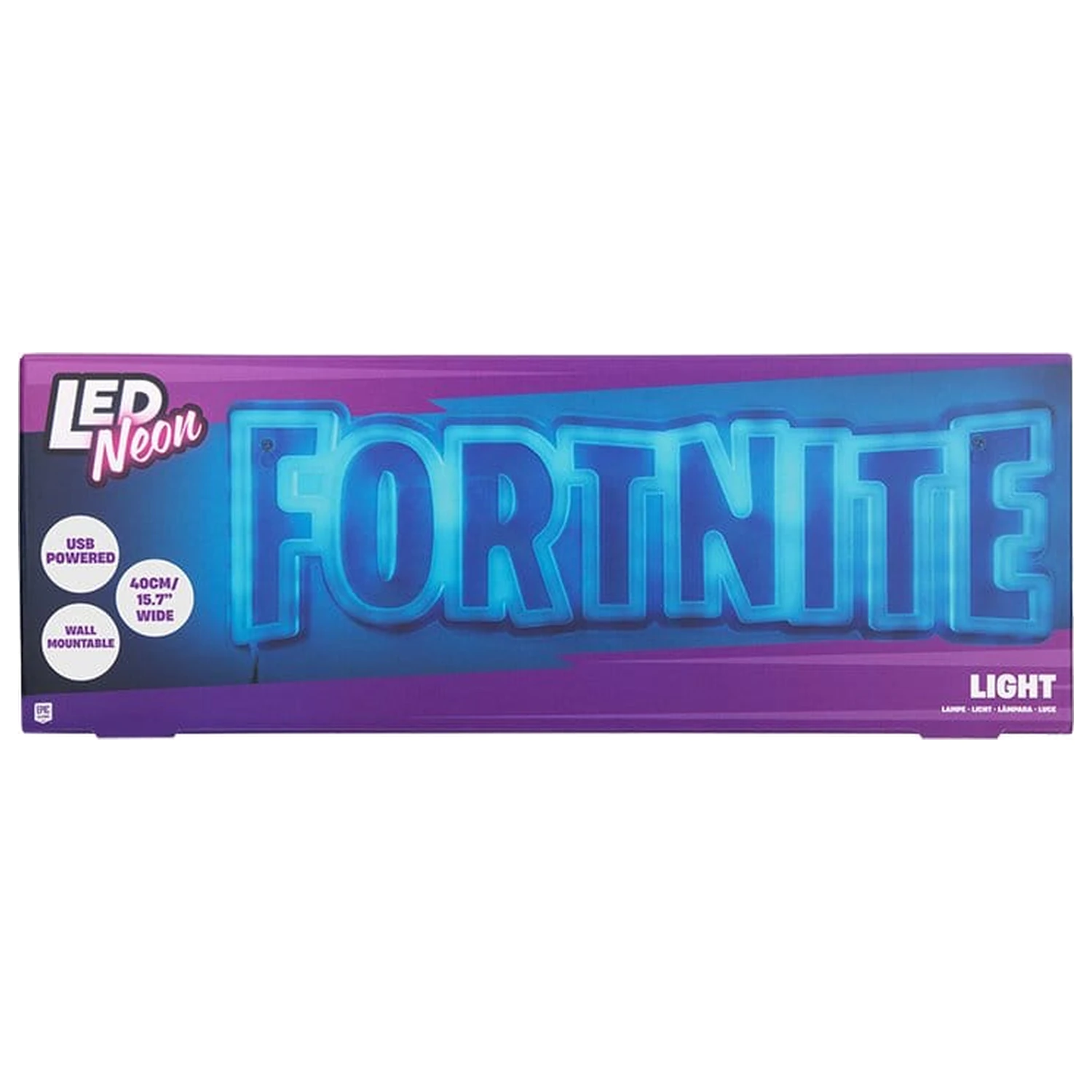 Lampa Fortnite ścienna LED Neon 40 cm zdjęcie produktu