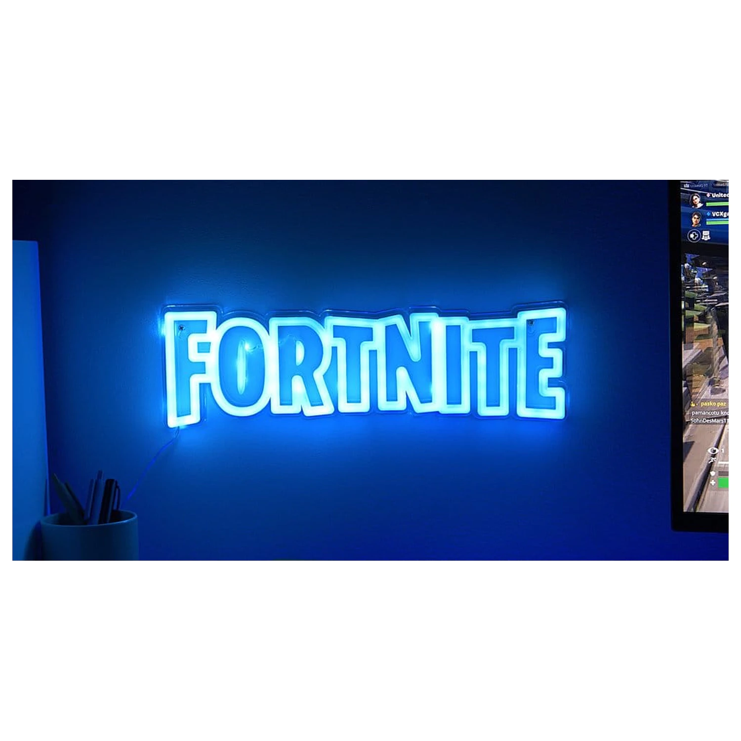 Lampa Fortnite ścienna LED Neon 40 cm zdjęcie produktu
