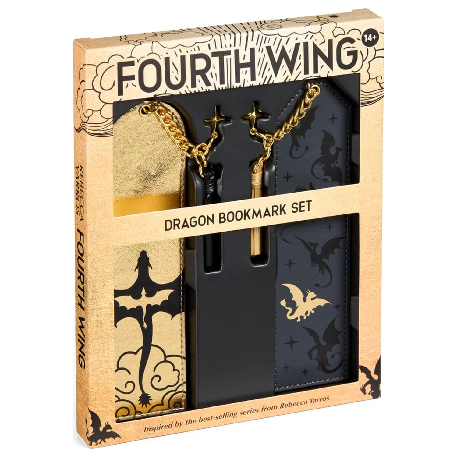 Fourth Wing Zestaw zakładek (2 sztuki) Dragon 15 cm zdjęcie produktu