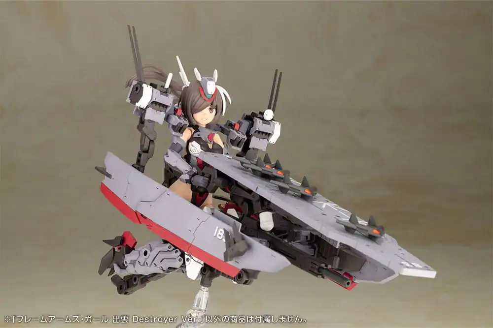 Frame Arms Girl Plastic Model Kit Izumo Destroyer Ver. Zestaw modelarski z plastiku, 17 cm zdjęcie produktu