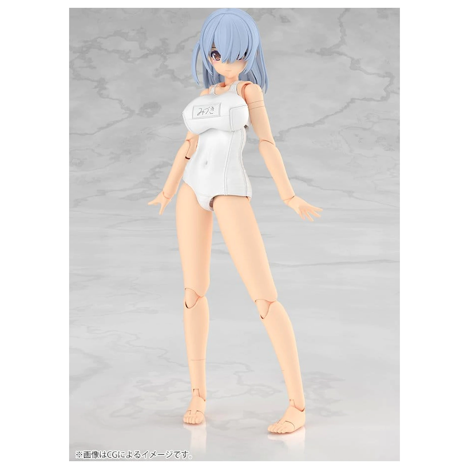 Frame Arms Girl Zestaw Plastikowych Modeli Mizuki School Swimsuits White Ver. 16 cm zdjęcie produktu