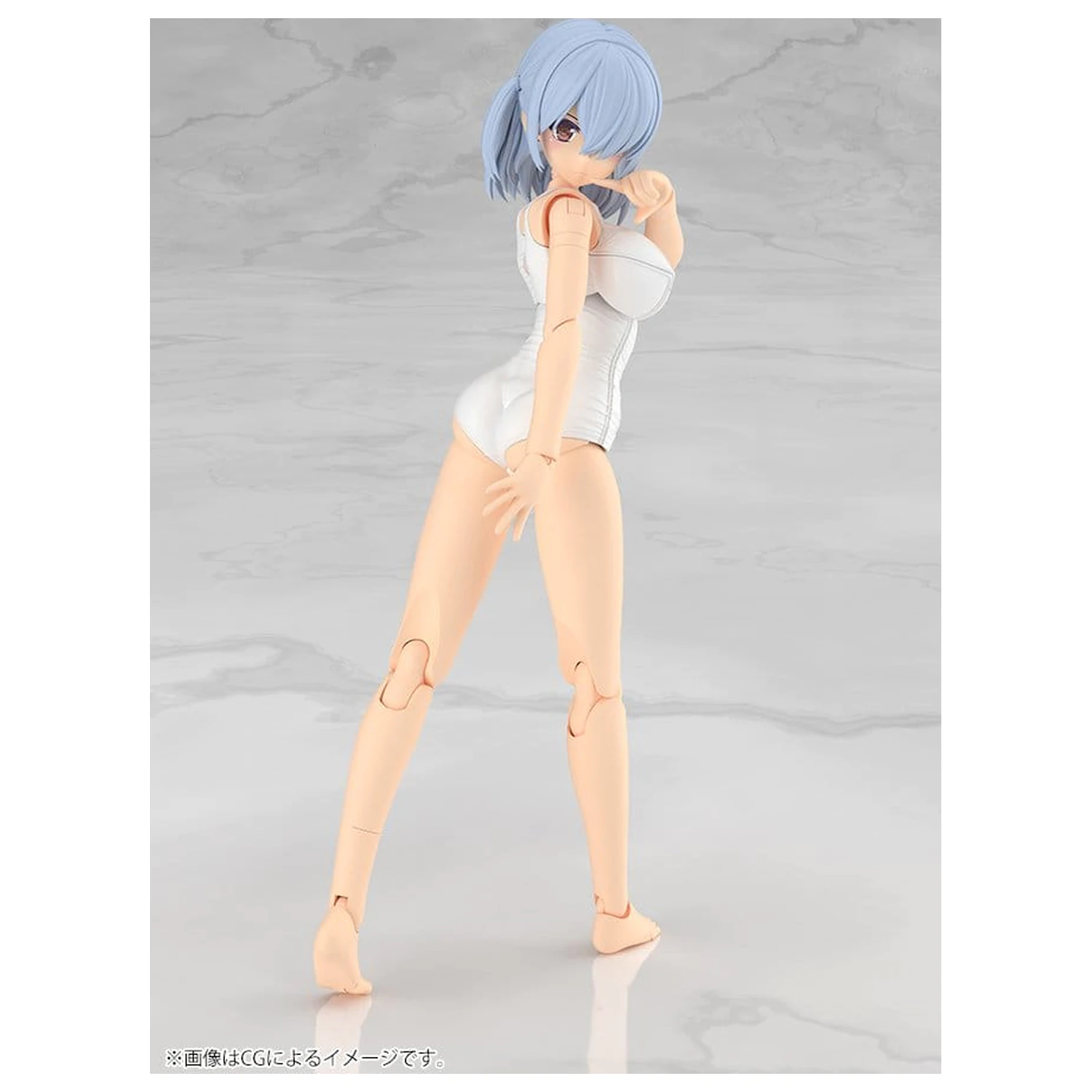 Frame Arms Girl Zestaw Plastikowych Modeli Mizuki School Swimsuits White Ver. 16 cm zdjęcie produktu