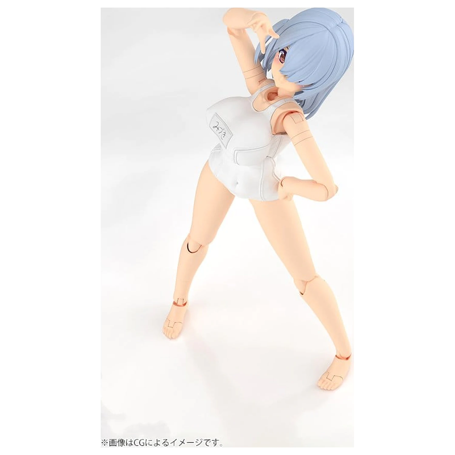 Frame Arms Girl Zestaw Plastikowych Modeli Mizuki School Swimsuits White Ver. 16 cm zdjęcie produktu