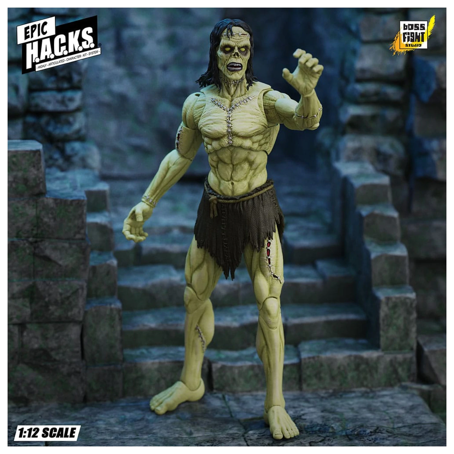 Frankenstein's Monster Epic H.A.C.K.S. figurka akcji 1/12 Undead Creature 19 cm zdjęcie produktu