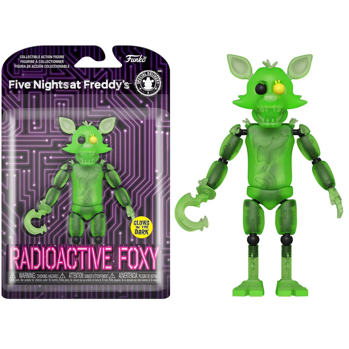 Five Nights at Freddy's Figurka Akcji Radioactive Foxy (GW) 13 cm zdjęcie produktu