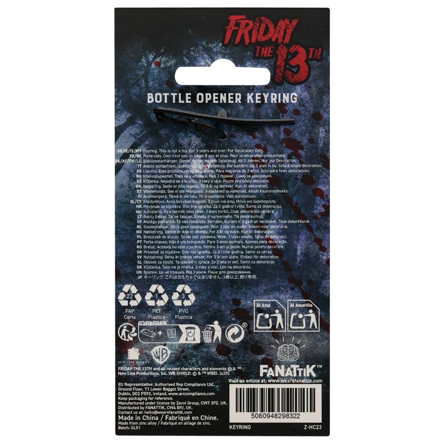 Friday the 13th Otwieracz do butelek Maska Hokejowa zdjęcie produktu