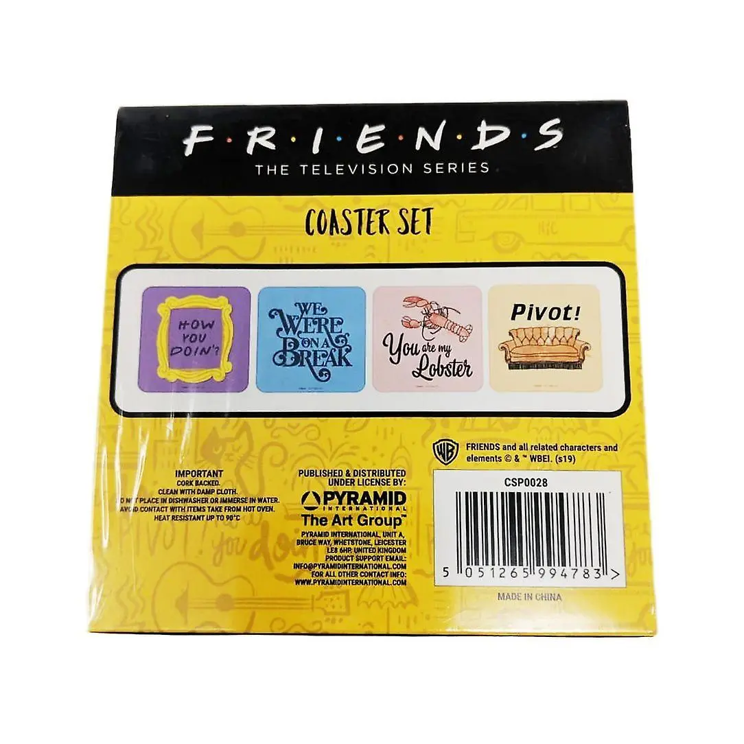 Friends Podstawki 4-Pak Cytaty zdjęcie produktu