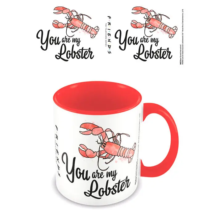 Friends Kolorowy Kubek z Wewnętrzną Powłoką You are my Lobster zdjęcie produktu