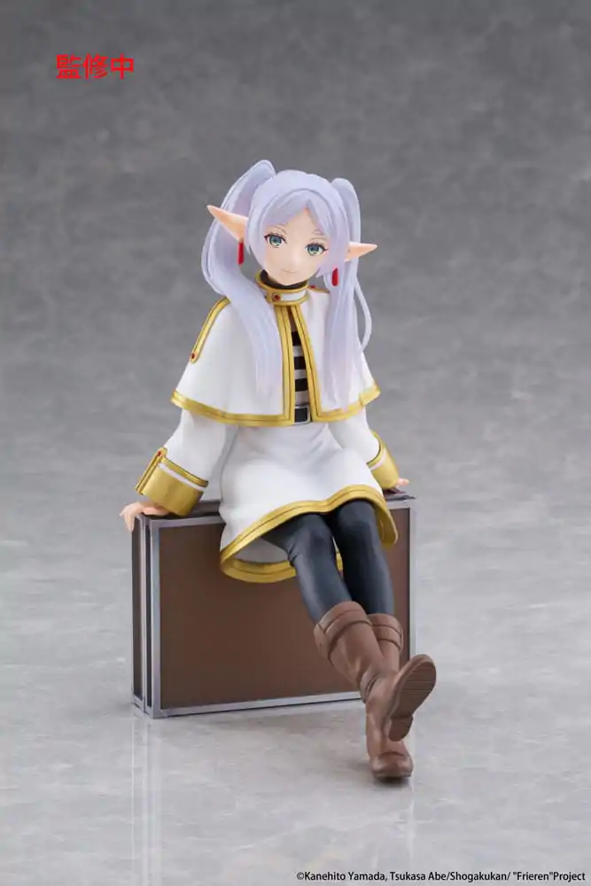 Frieren: Beyond Journey's End PVC Statua Biurkowa Urocza Figurka Frieren Wersja Kuferka 13 cm zdjęcie produktu
