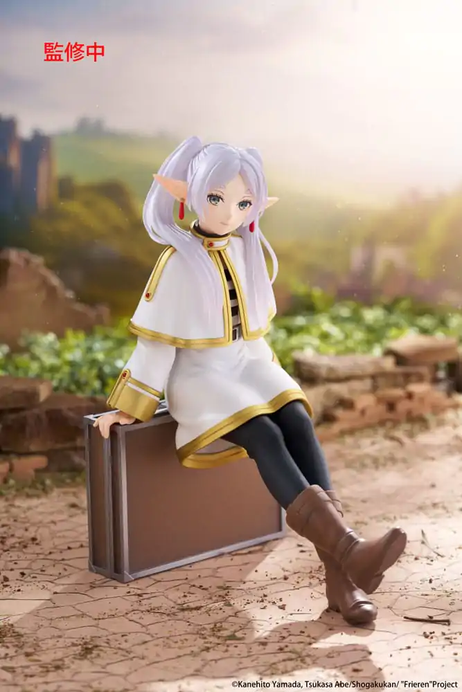Frieren: Beyond Journey's End PVC Statua Biurkowa Urocza Figurka Frieren Wersja Kuferka 13 cm zdjęcie produktu