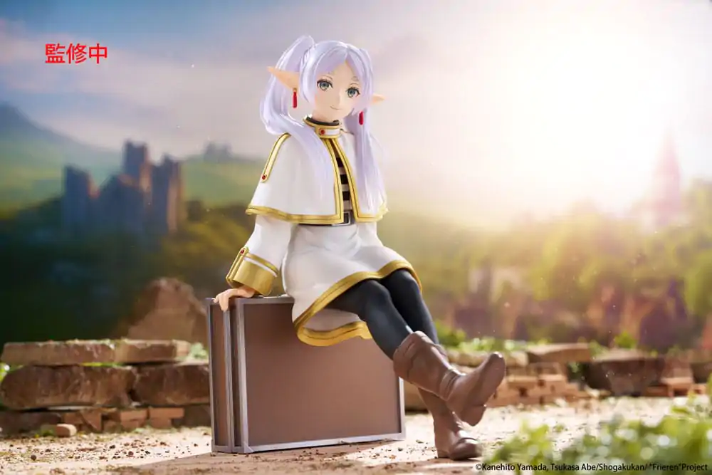 Frieren: Beyond Journey's End PVC Statua Biurkowa Urocza Figurka Frieren Wersja Kuferka 13 cm zdjęcie produktu