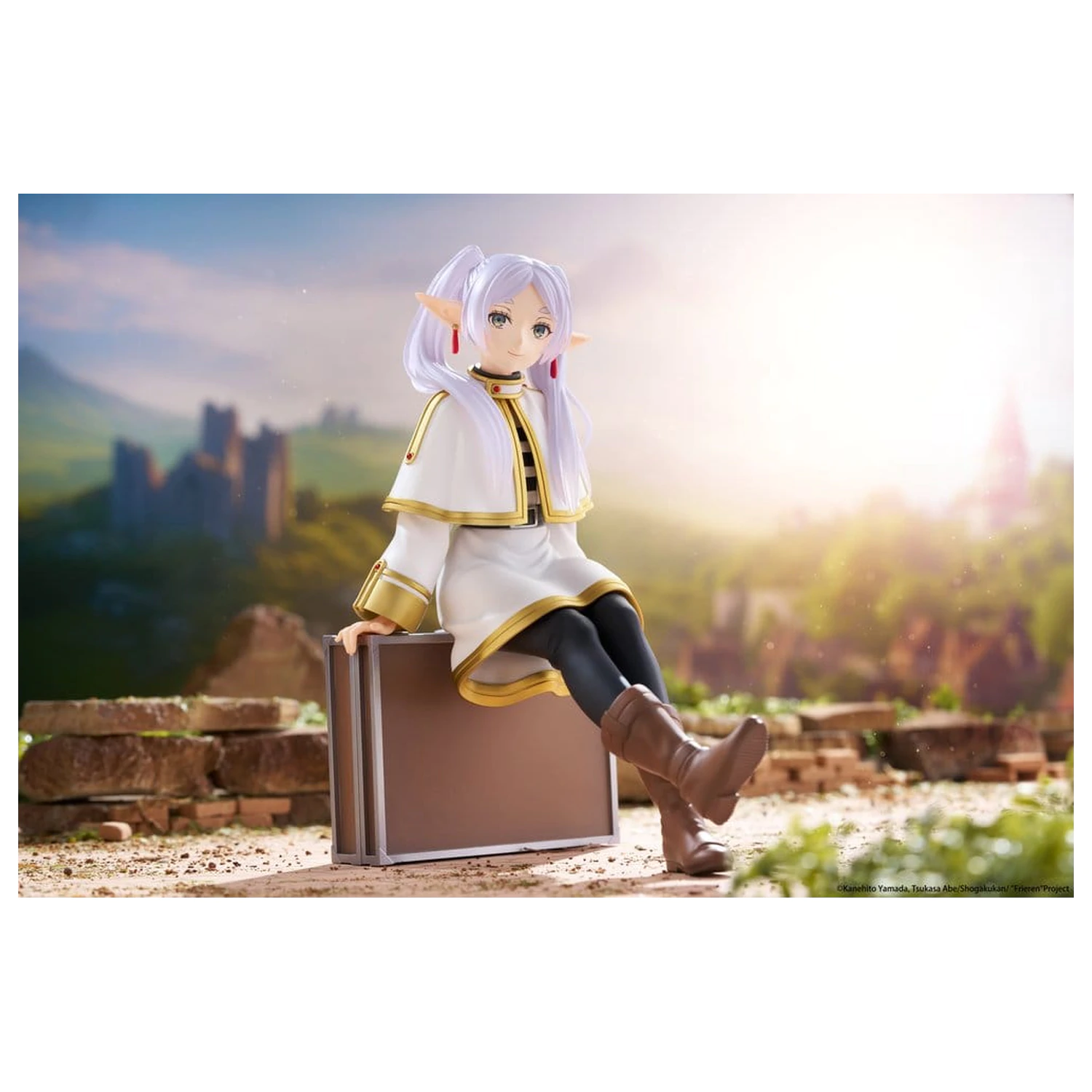 Frieren: Beyond Journey's End figurka PVC na biurko Cute Frieren (Trunk Case Ver.) Reissue 13 cm zdjęcie produktu
