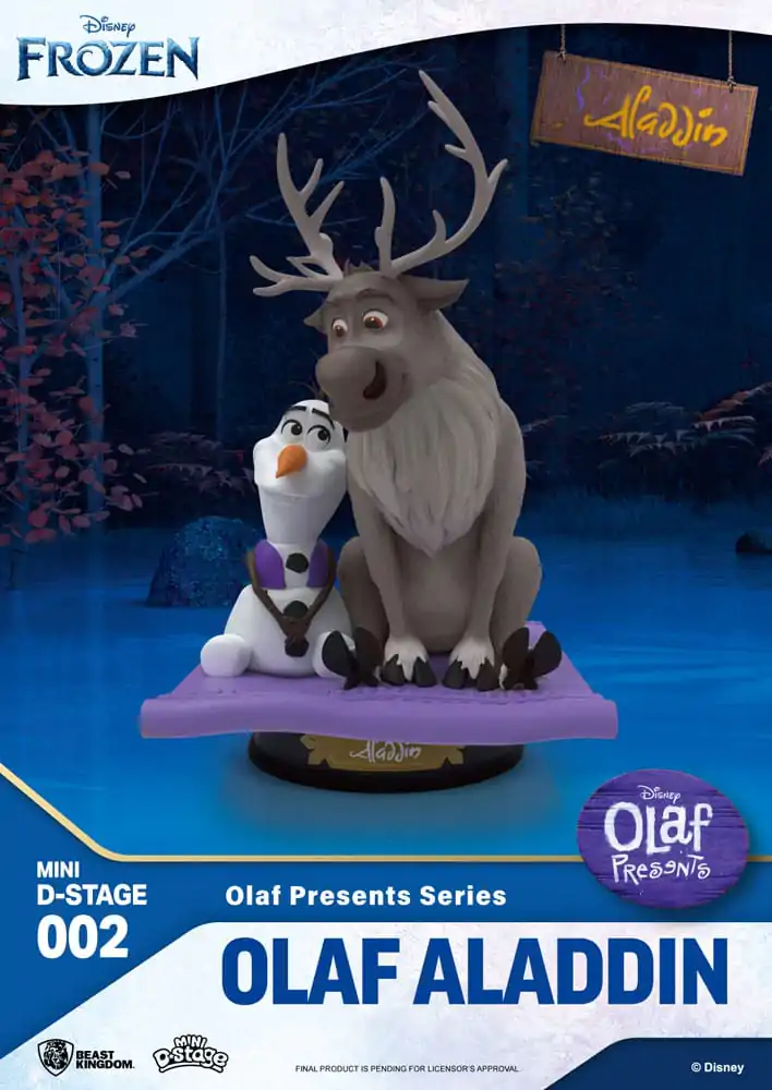 Frozen Mini Diorama Stage Figurka PVC Olaf Presents Olaf Aladdin 12 cm zdjęcie produktu