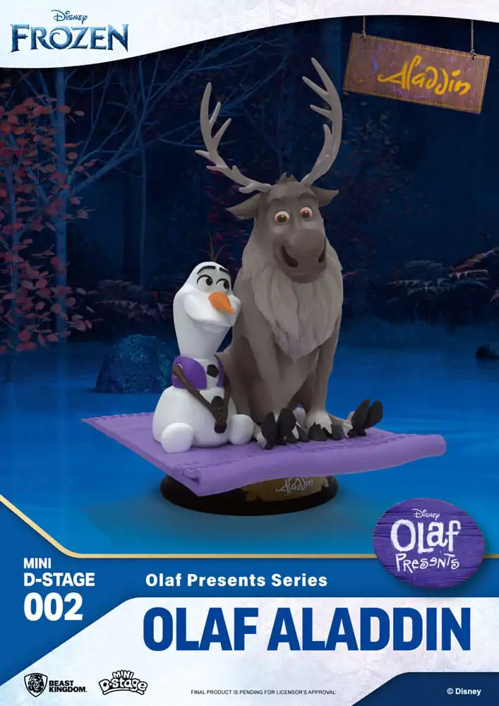 Frozen Mini Diorama Stage Figurka PVC Olaf Presents Olaf Aladdin 12 cm zdjęcie produktu