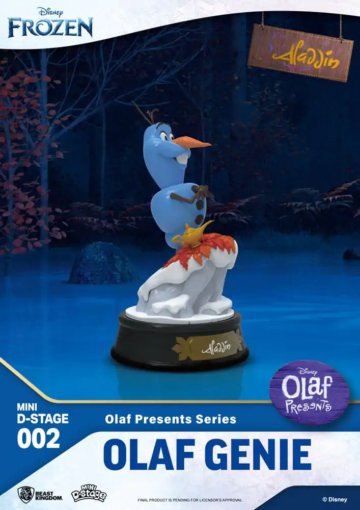 Frozen Mini Diorama Stage Figurka PVC Olaf Presents Olaf Dżin 12 cm zdjęcie produktu