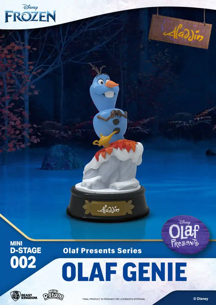 Frozen Mini Diorama Stage Figurka PVC Olaf Presents Olaf Dżin 12 cm zdjęcie produktu