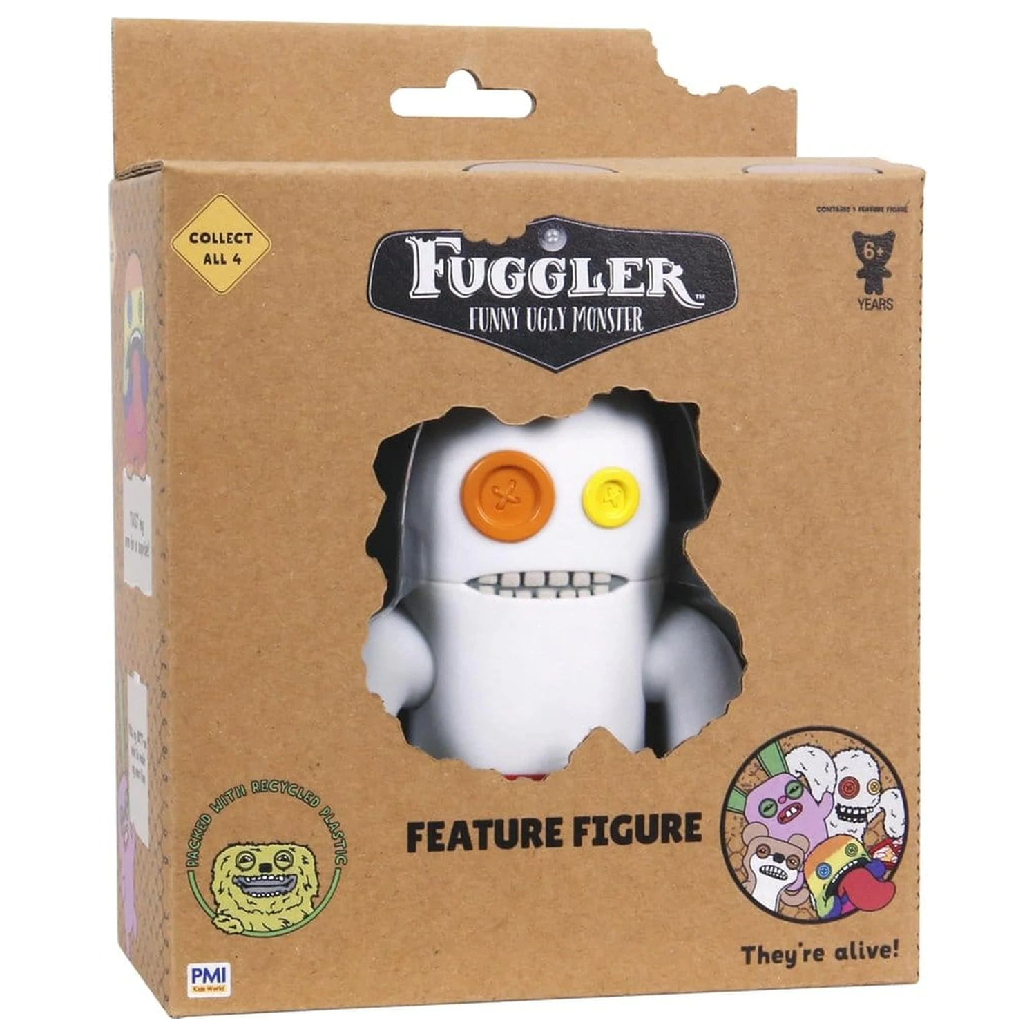 Fuggler: Feature Figures Figurka w pudełku z okienkiem Sasquoosh Biały zdjęcie produktu