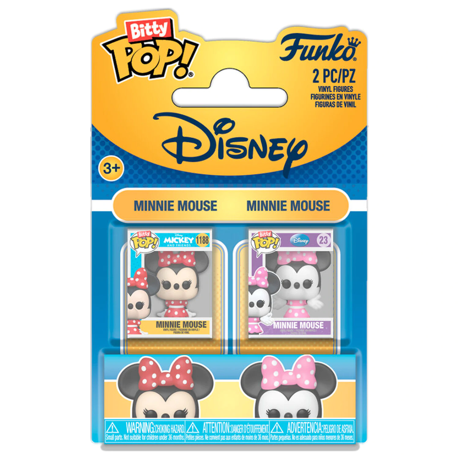 Funko Bitty POP pack 2 figurki Disney Minnie i Classic Minnie zdjęcie produktu