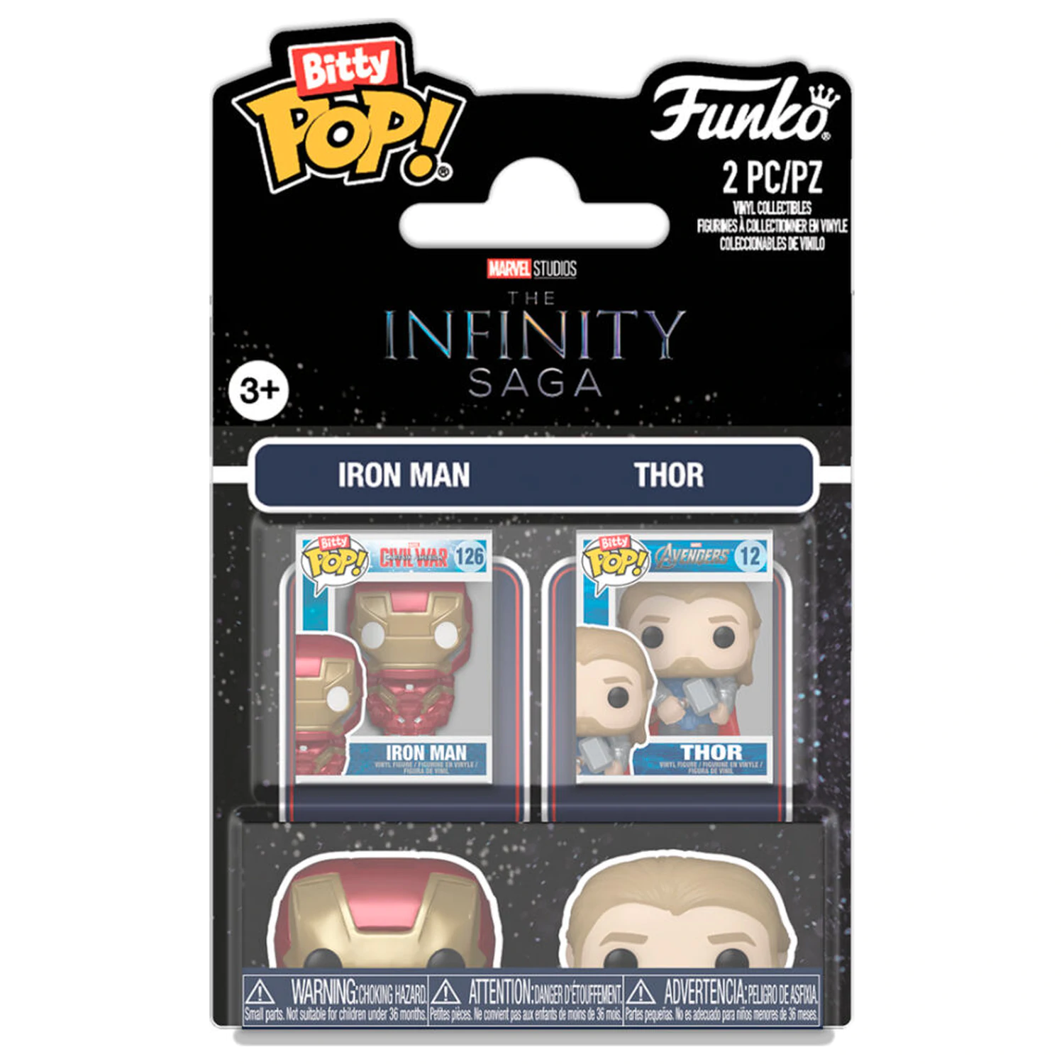 Funko Bitty POP pakiet 2 figurki Marvel Infinity Saga Iron Man & Thor zdjęcie produktu