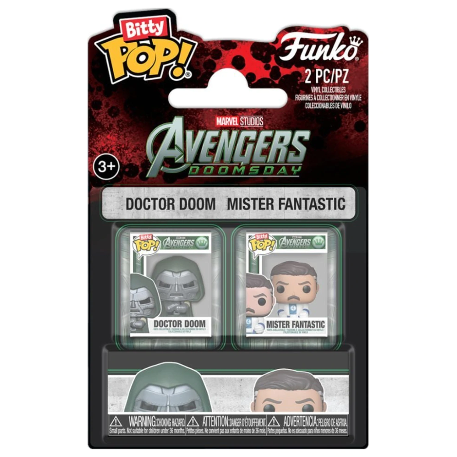 Bitty Funko POP pack 2 figurek Marvel Studios Avengers Doomsday zdjęcie produktu