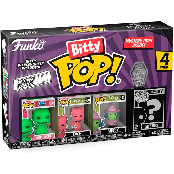 Bitty POP! Figurka winylowa 4-pak Disney Miasteczko Halloween Oogie Boogie zdjęcie produktu