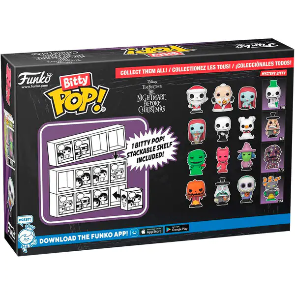 Bitty POP! Figurka winylowa 4-pak Disney Miasteczko Halloween Oogie Boogie zdjęcie produktu