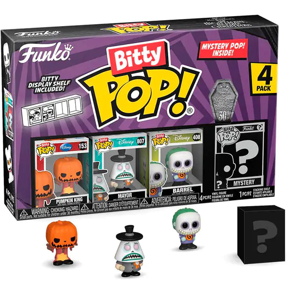 Bitty POP! Figurka winylowa 4-Pack Disney Miasteczko Halloween Król Dyni zdjęcie produktu