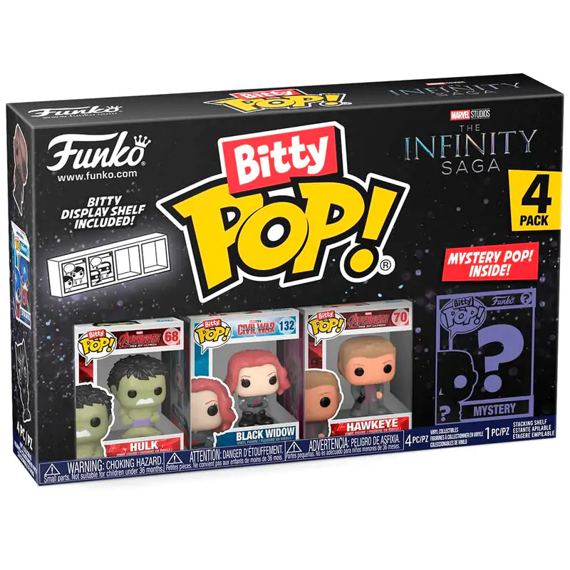 Blister 4 figurki Bitty POP Marvel The Infinity Saga Hulk zdjęcie produktu