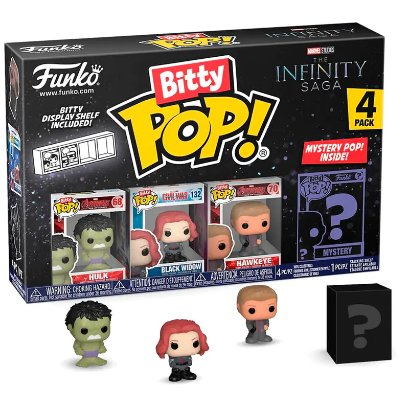 Blister 4 figurki Bitty POP Marvel The Infinity Saga Hulk zdjęcie produktu