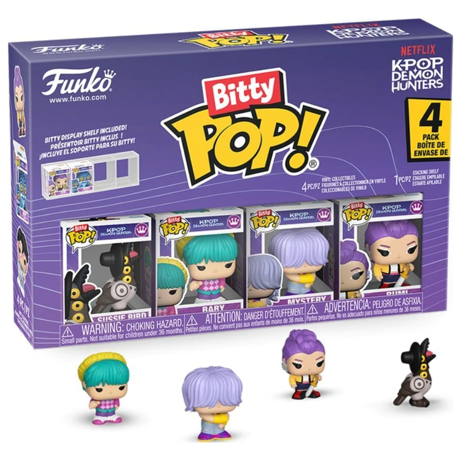 Zestaw 4 figurek Funko Bitty POP KPop Demon Hunters zdjęcie produktu
