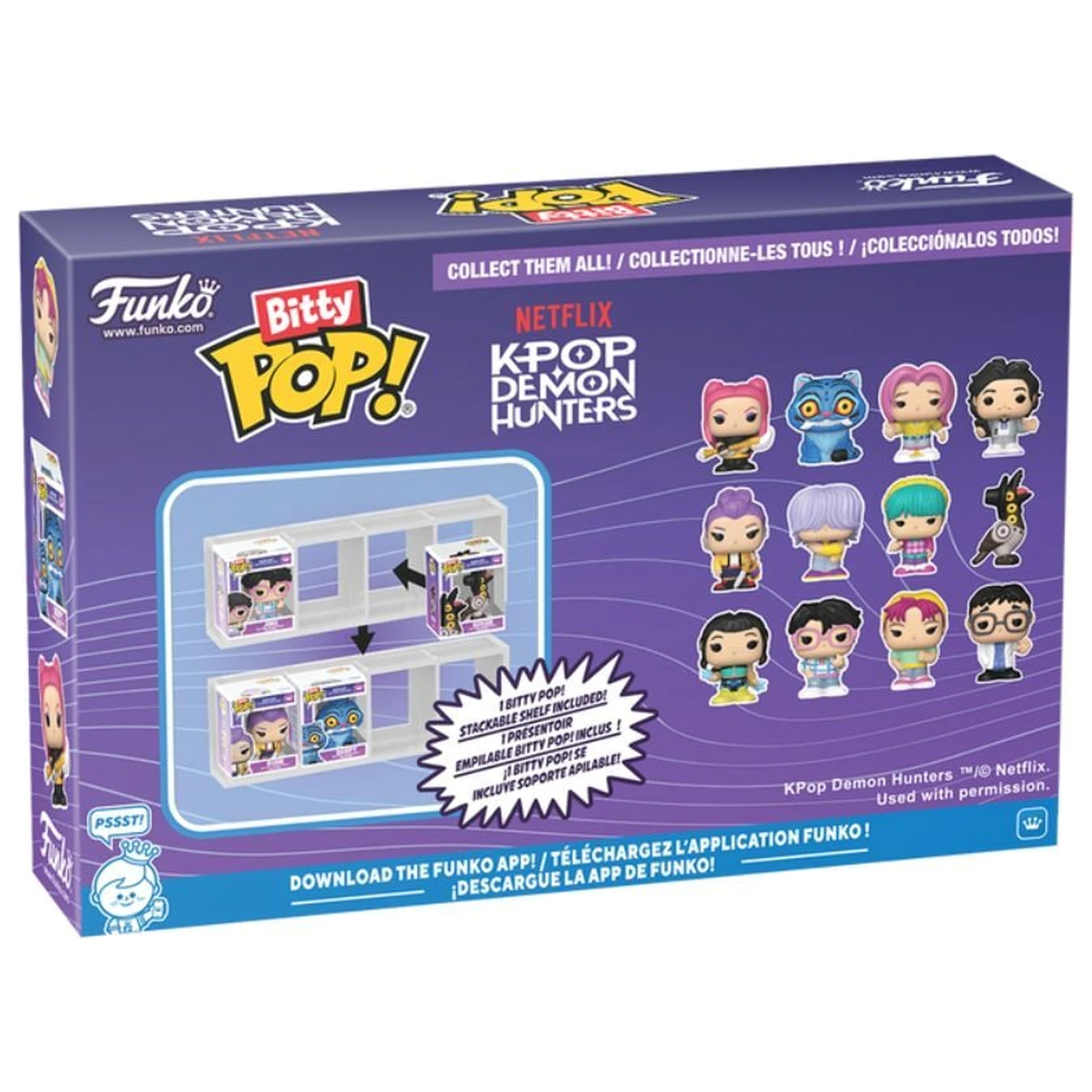 Zestaw 4 figurek Funko Bitty POP KPop Demon Hunters zdjęcie produktu