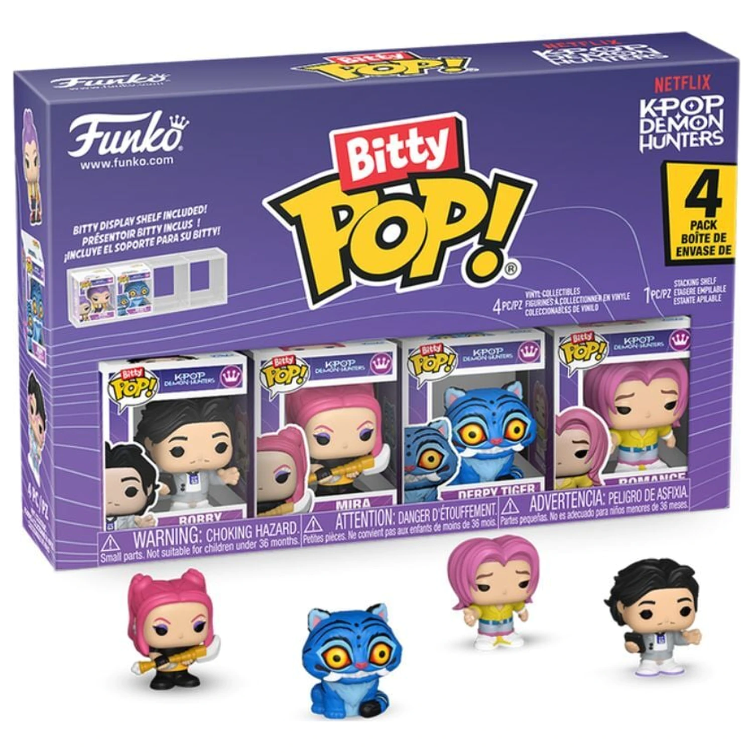 Zestaw 4 figurek Funko Bitty POP KPop Demon Hunters zdjęcie produktu