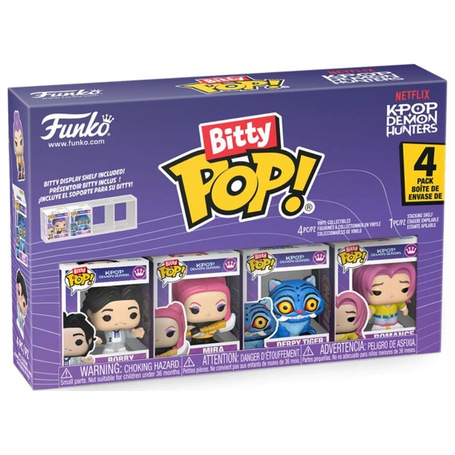 Zestaw 4 figurek Funko Bitty POP KPop Demon Hunters zdjęcie produktu