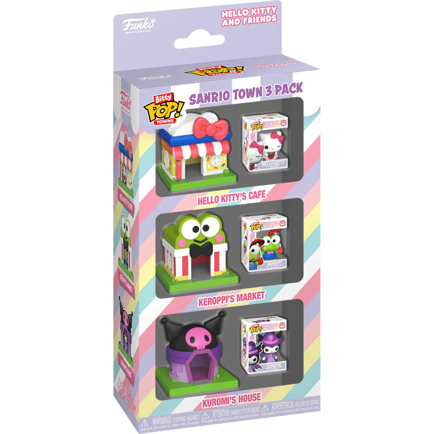 Funko Bitty Pop! 3-pak Towns Hello Kitty and Friends zdjęcie produktu