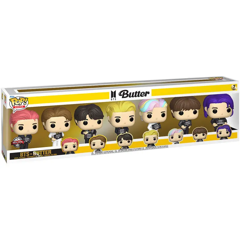 BTS POP! Rocks Vinyl Figures 7-Pack Butter figurki winylowe 9 cm zdjęcie produktu