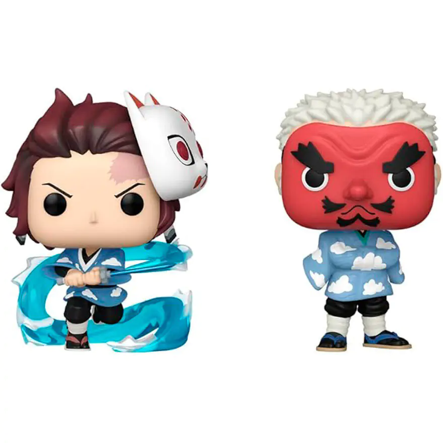 Funko POP pack 2 figures Demon Slayer: Kimetsu no Yaiba Tanjiro Kamado & Sakonji Urokodaki (2 figurki w zestawie) zdjęcie produktu