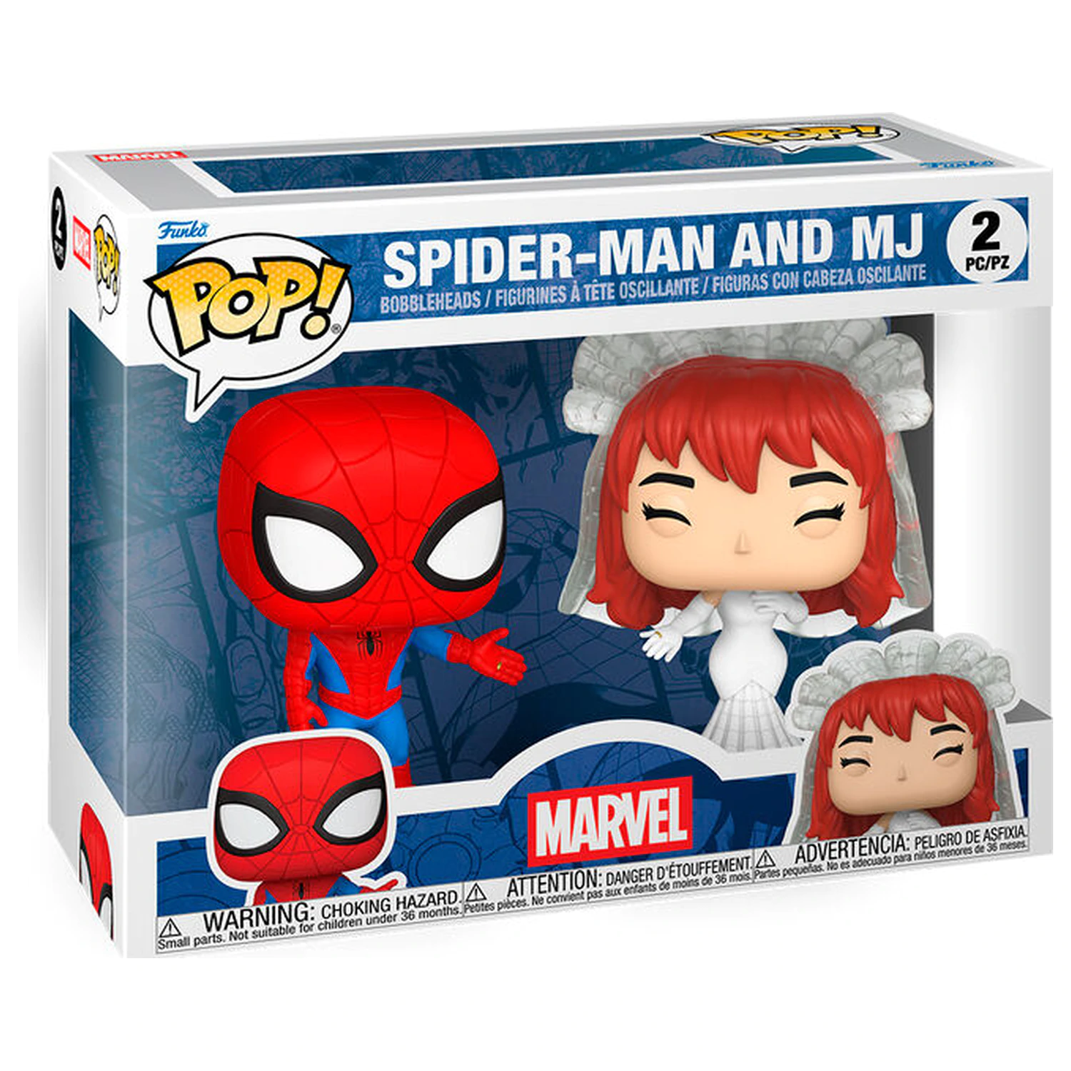 Funko POP pack 2 figurki Marvel Spider-Man i MJ zdjęcie produktu