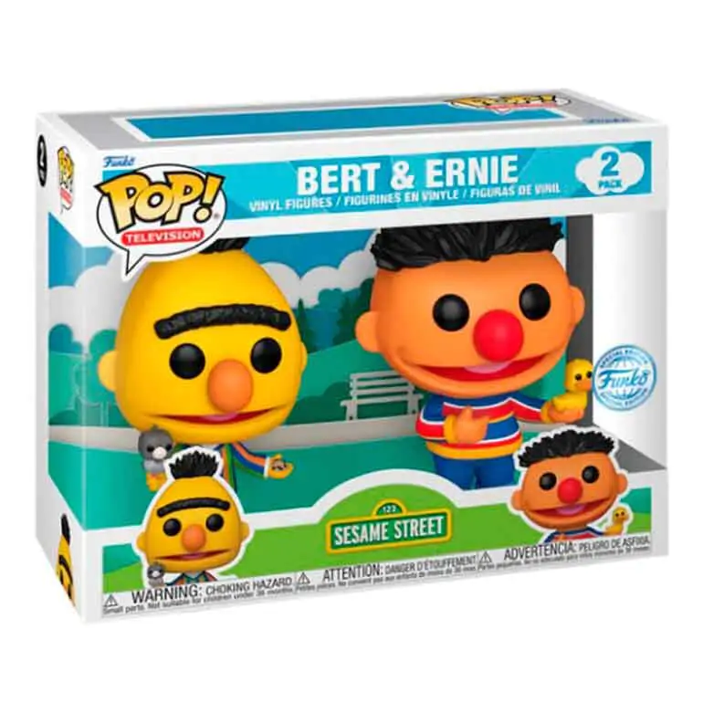 Funko POP Zestaw 2 figurek Ulica Sezamkowa Bert i Bernie Ekskluzywny zdjęcie produktu