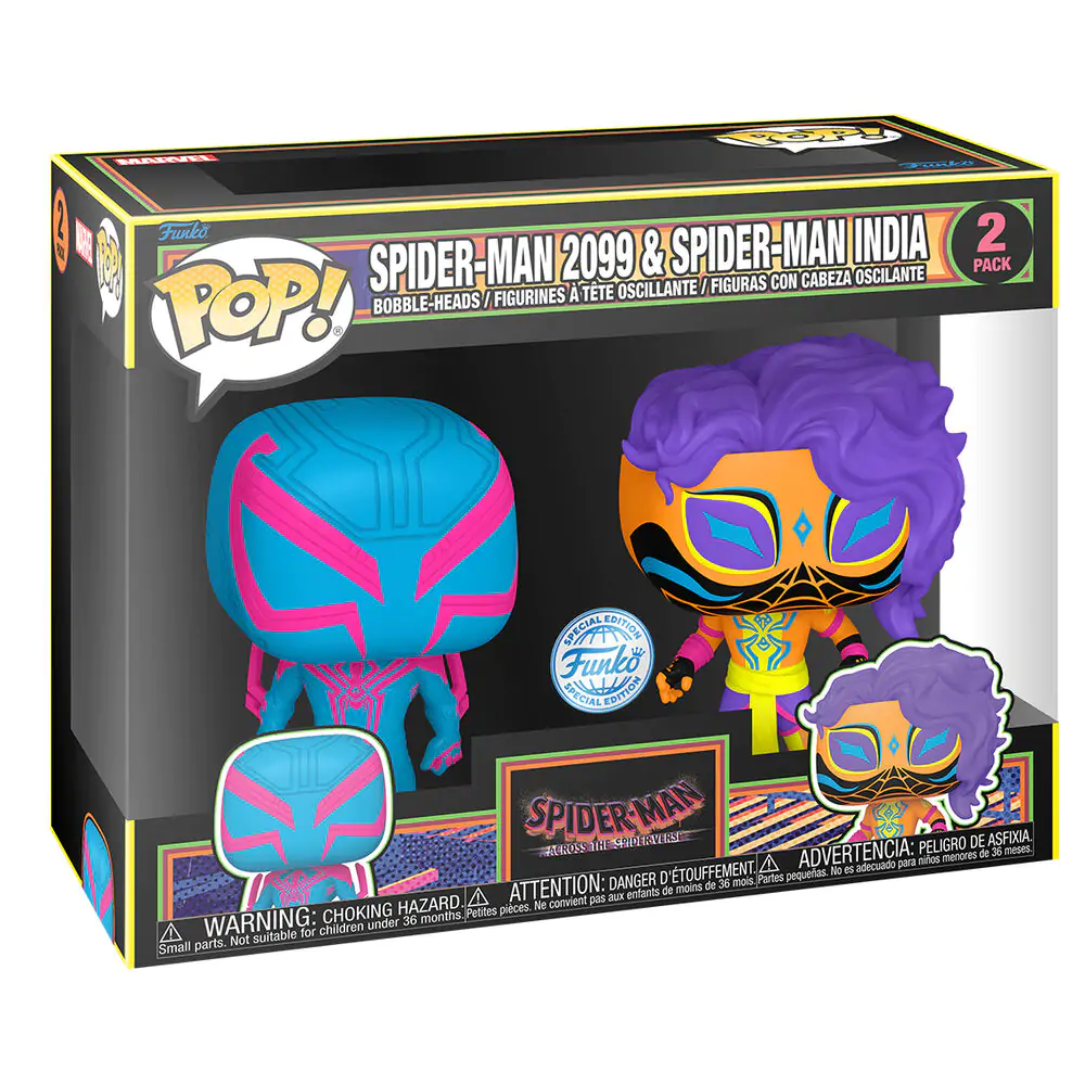 Funko POP! zestaw 2 figurki Spider-Man – Spider-Man 2099 & Spider-Man India Exclusive zdjęcie produktu