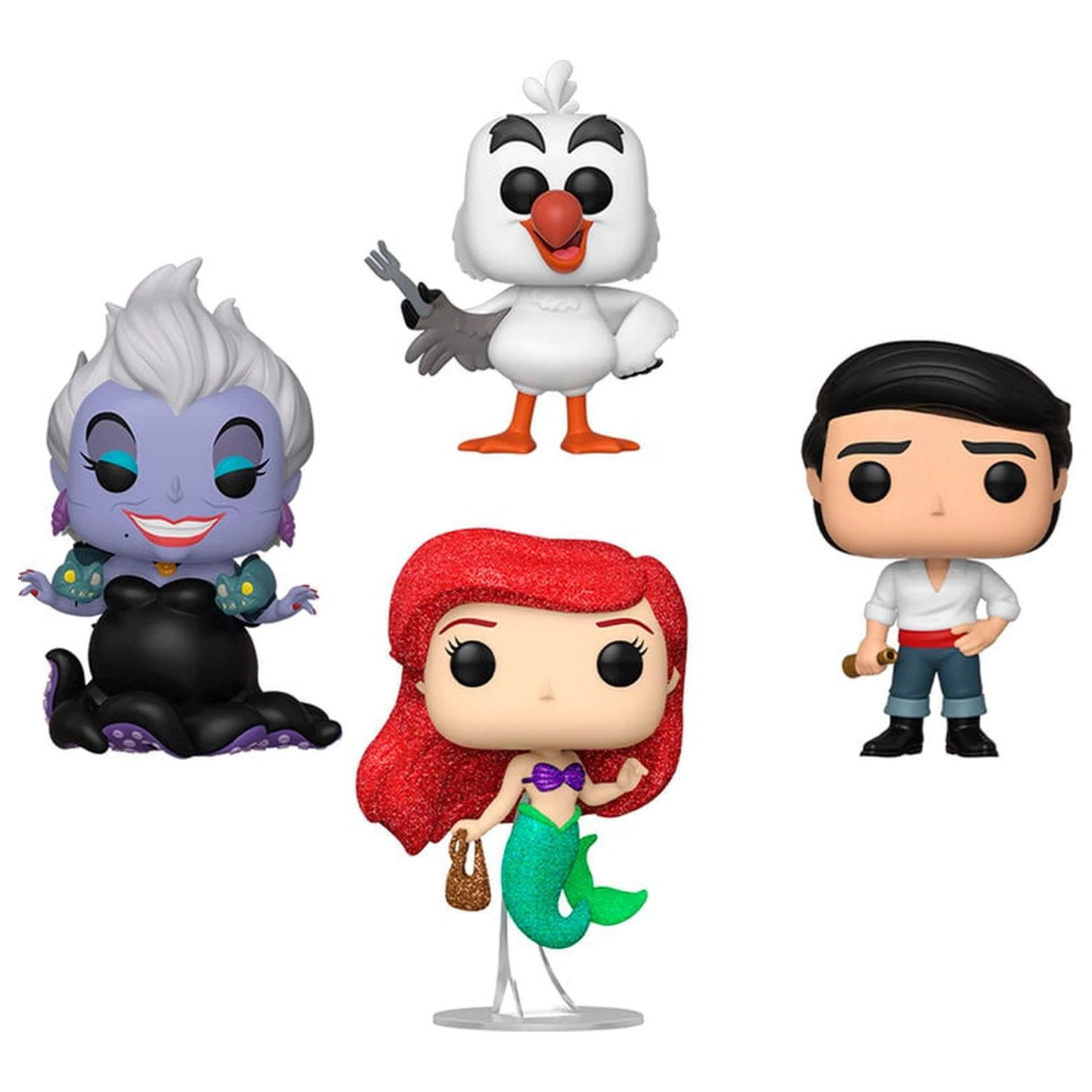 Zestaw 4 figurek Funko POP Disney Little Mermaid Exclusive zdjęcie produktu