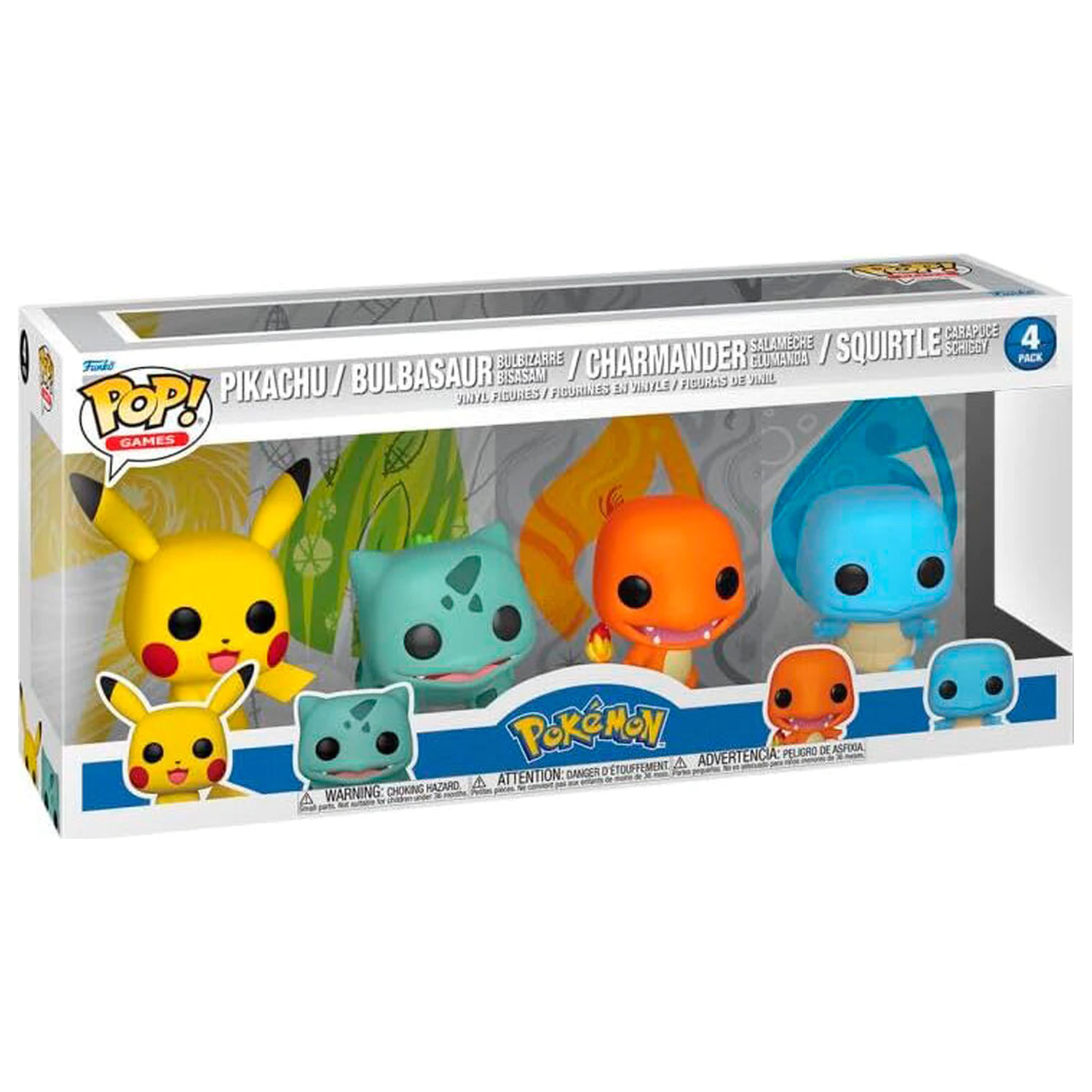 Funko POP zestaw 4 figurek Pokemon Starters Exclusive zdjęcie produktu
