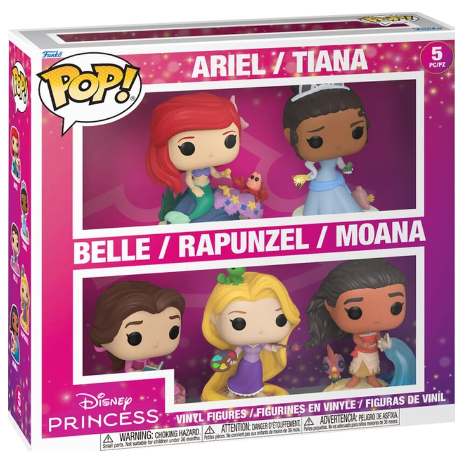 Funko POP zestaw 5 figurek Disney Princess zdjęcie produktu