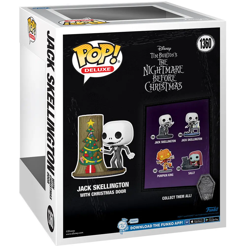 Miasteczko Halloween 30th POP! Deluxe Vinyl Figure Jack z Drzwiami C.Town 9 cm zdjęcie produktu