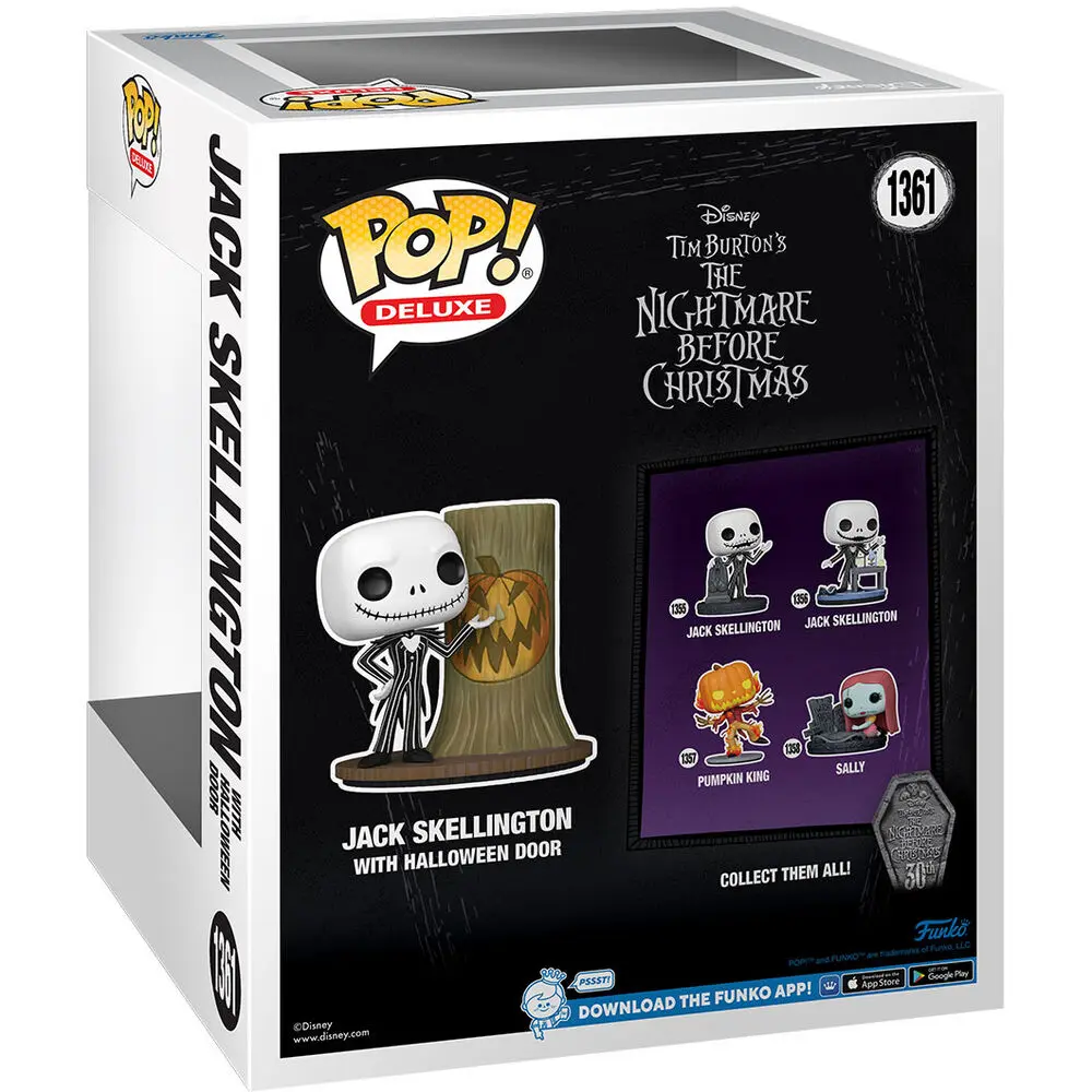 Miasteczko Halloween 30th POP! Deluxe Figurka Vinyl Jack z H.Town Door 9 cm zdjęcie produktu