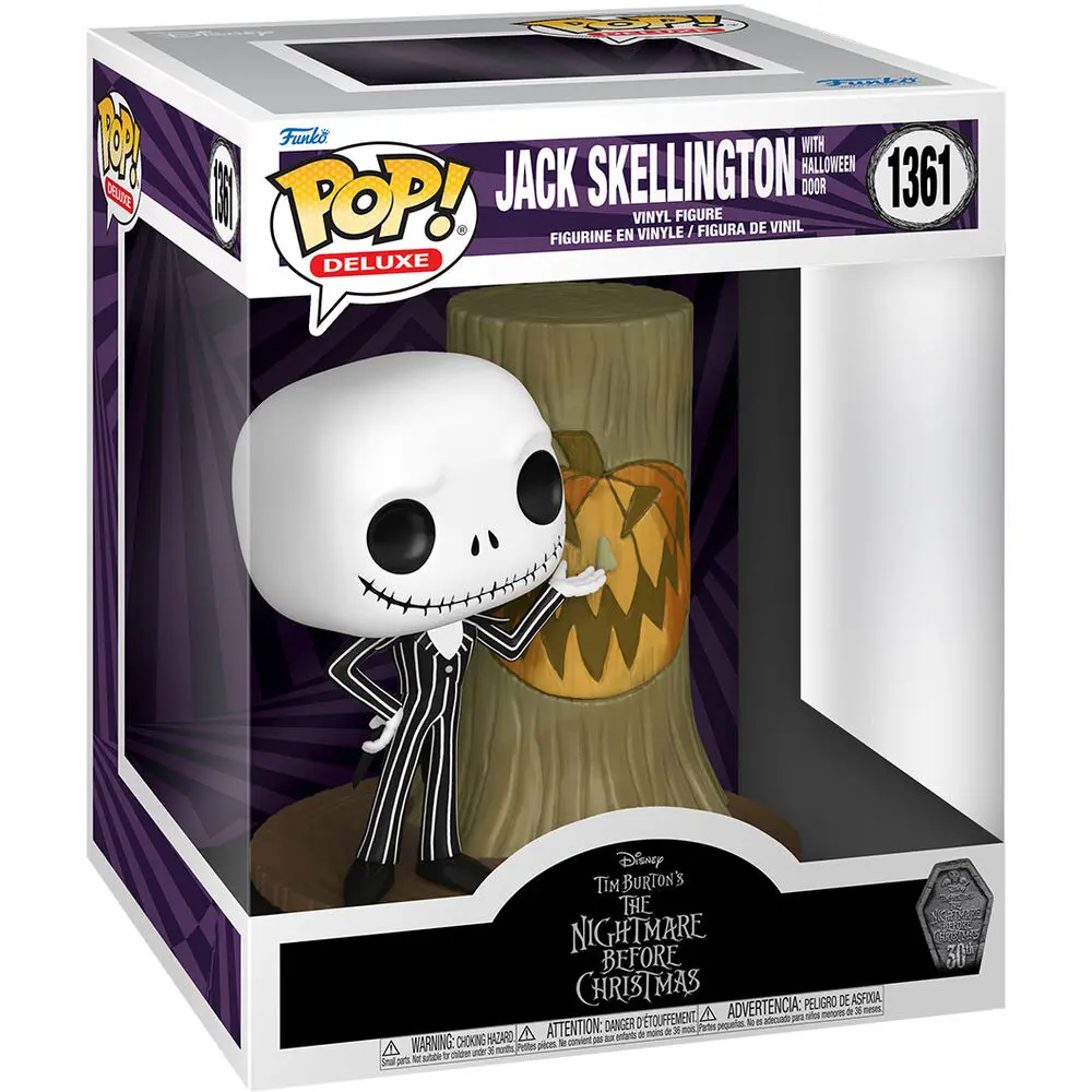 Miasteczko Halloween 30th POP! Deluxe Figurka Vinyl Jack z H.Town Door 9 cm zdjęcie produktu