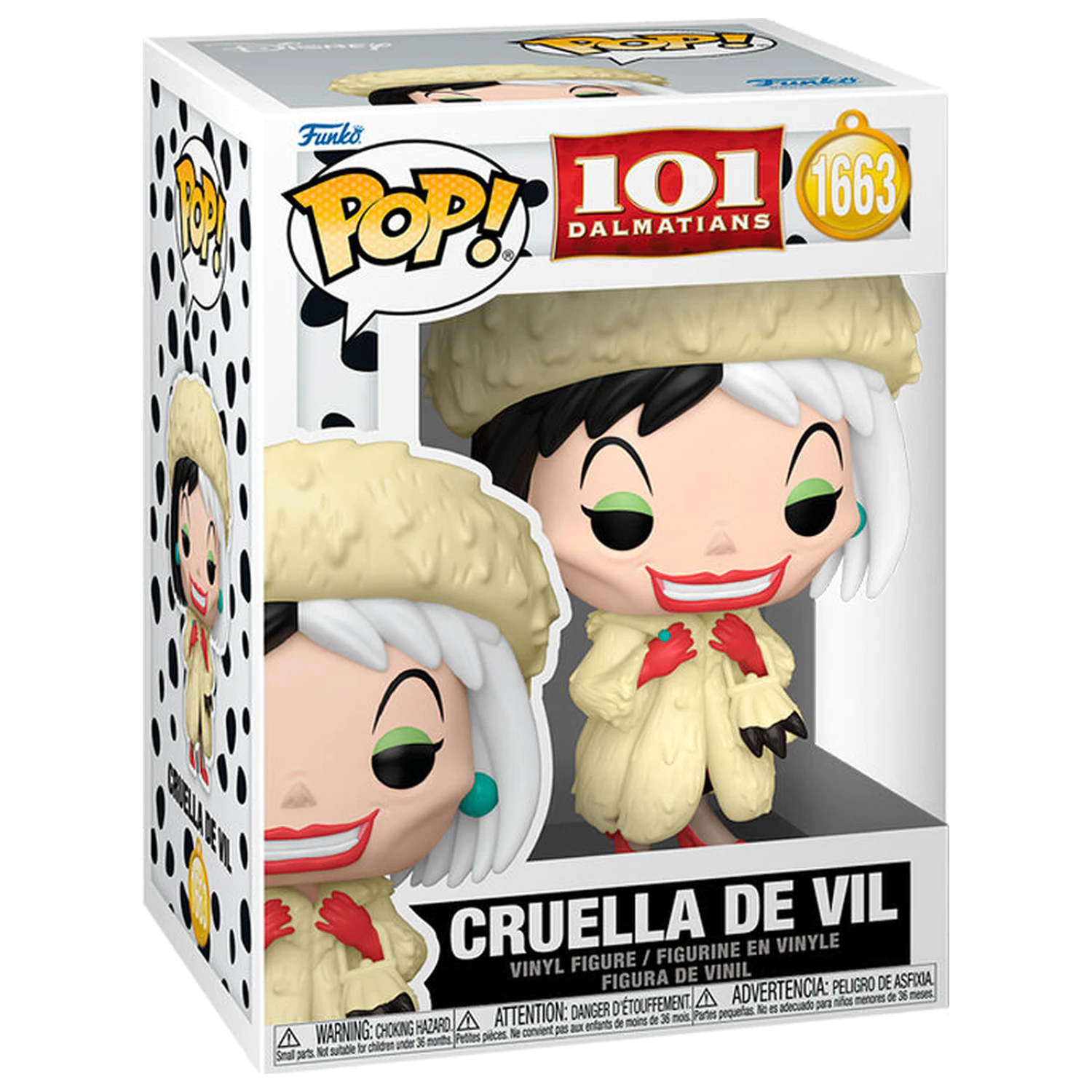 Figurka Funko POP 101 Dalmatas Cruella de Vil zdjęcie produktu