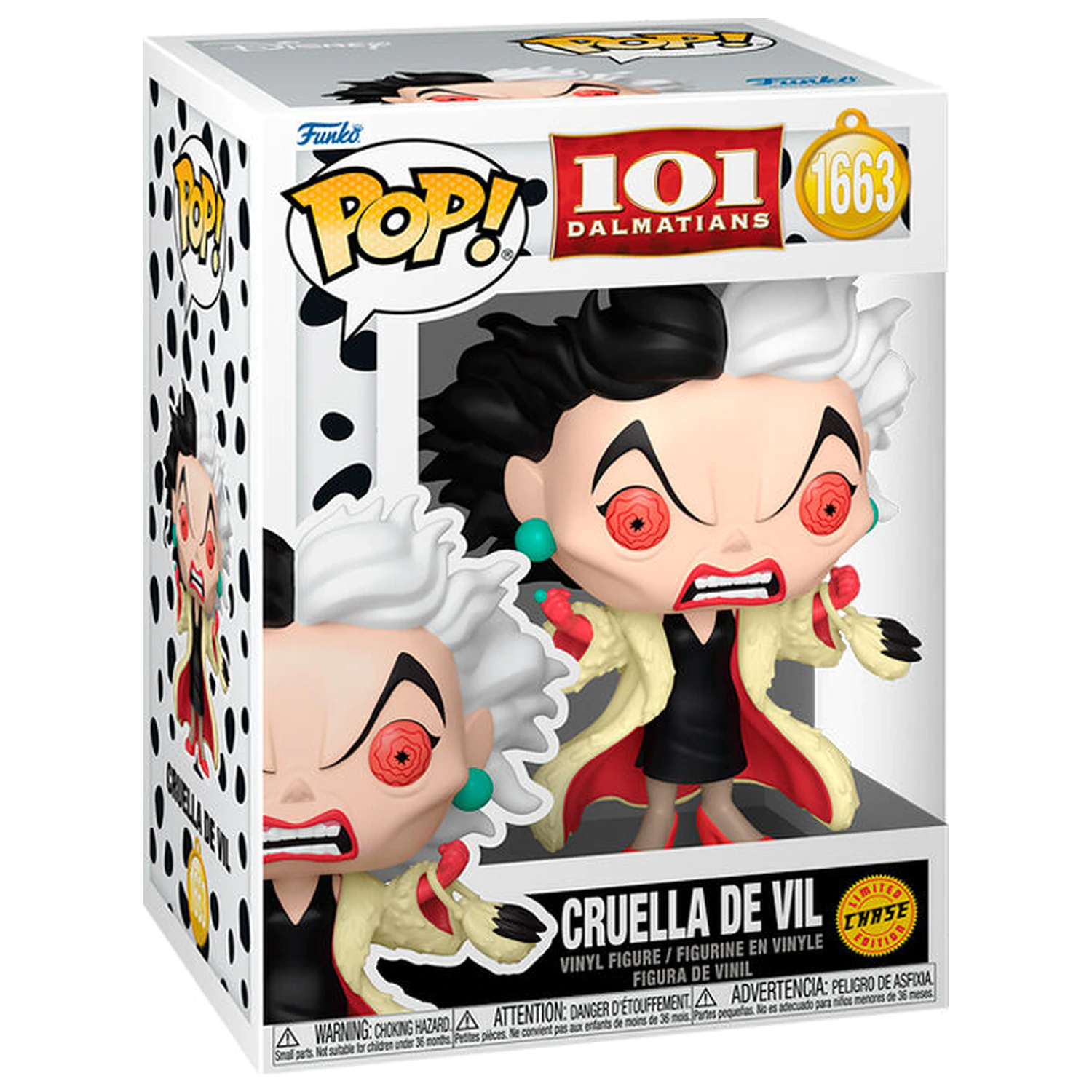 Funko POP figurka 101 Dalmatas Cruella de Vil Chase zdjęcie produktu