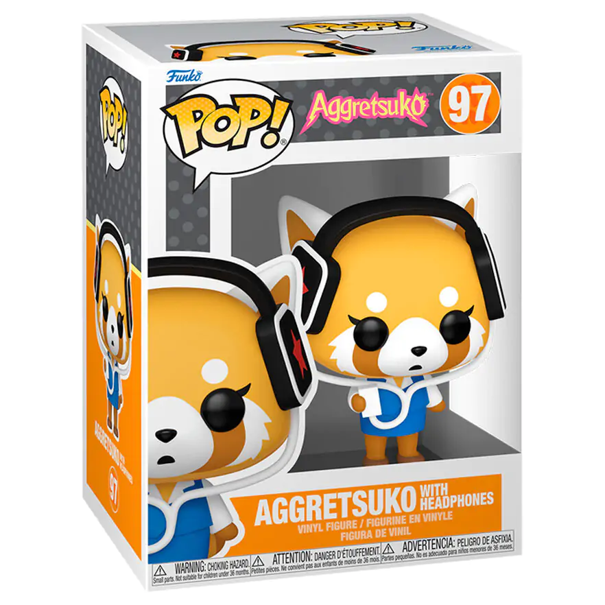 Funko POP figurka Aggretsuko - Aggretsuko ze słuchawkami zdjęcie produktu